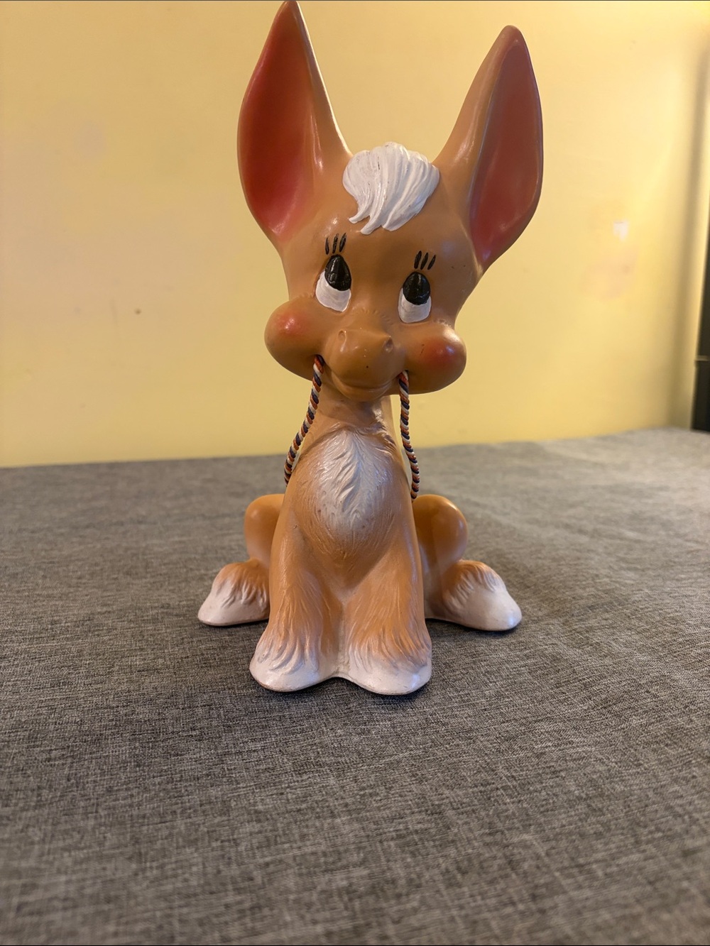 Charming 1971 Royalty Industries Donkey Burro Piggy Bank